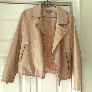 Faux Leather Flirty Jacket